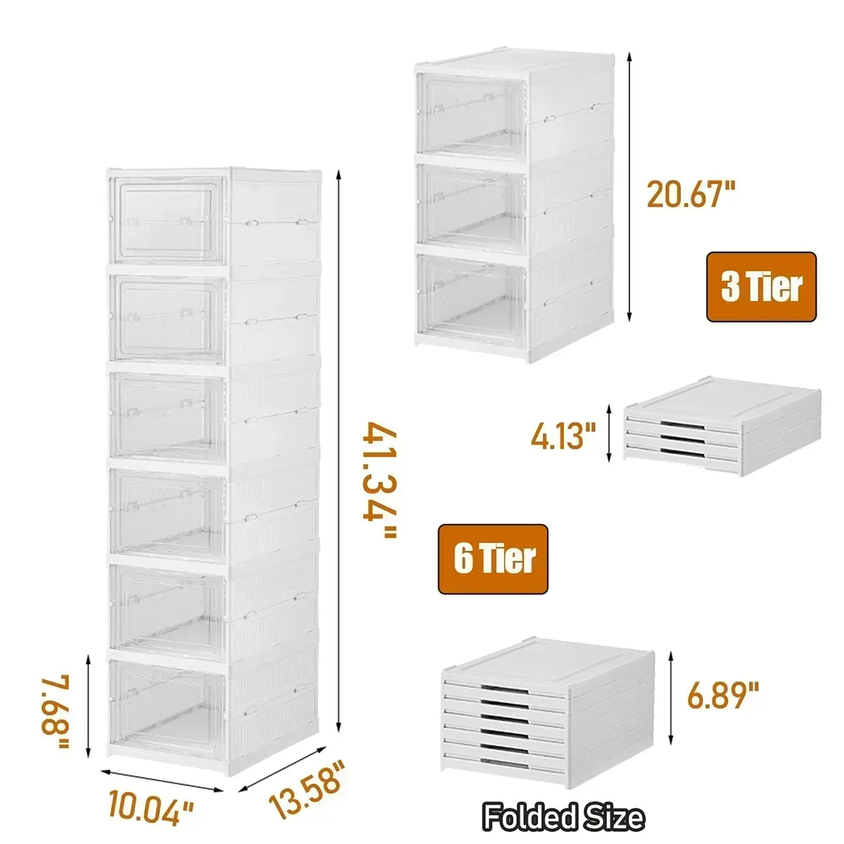 Foldable Shoe Rack 6 Layers